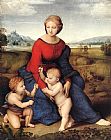 Madonna Canvas Paintings - Madonna of Belvedere